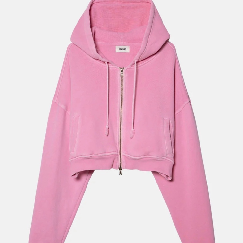 NWT Elwood Cropped Pink Jacket